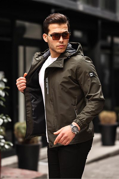 ByTrend PLDP 2967_60263-1 - Αθλητικό εποχιακό αδιάβροχο με στάμπα Lycra