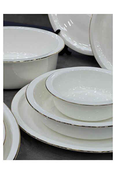 Doğudeko Clemente Gold 57 Parça Porselen Yemek Takımı