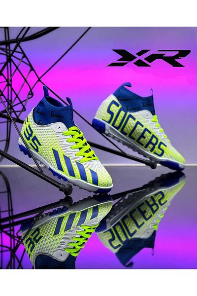 XR Halisaha Football Boots with Socks - Football Shoes for Children and Adults