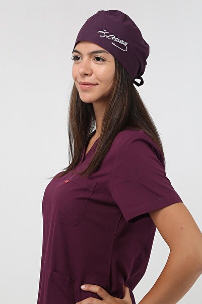 TIPTEKS الدعك بدلة جراحية برقبة على شكل حرف V وغطاء للرأس