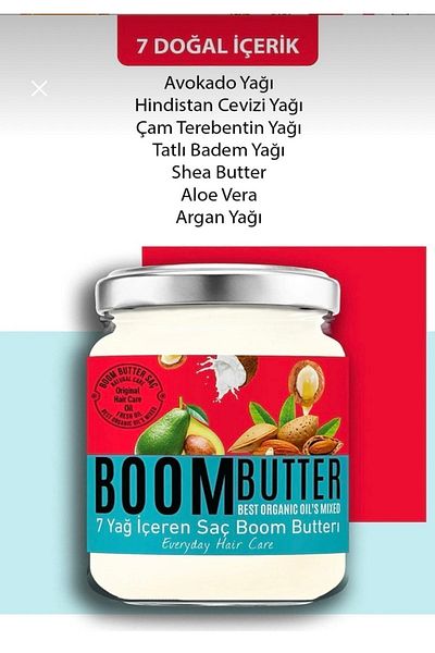 BOOM BUTTER Hair Care Oil 190 ml 8682427002137