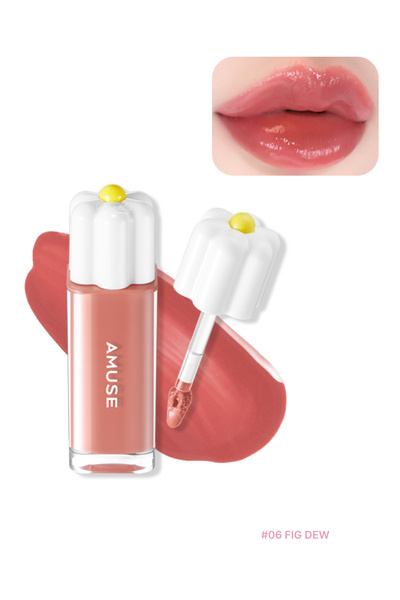 Amuse Dew Tint - Doğal Parlaklık ve Nem Veren Meyveli Dudak Tinti 4g #06 FIG DEW