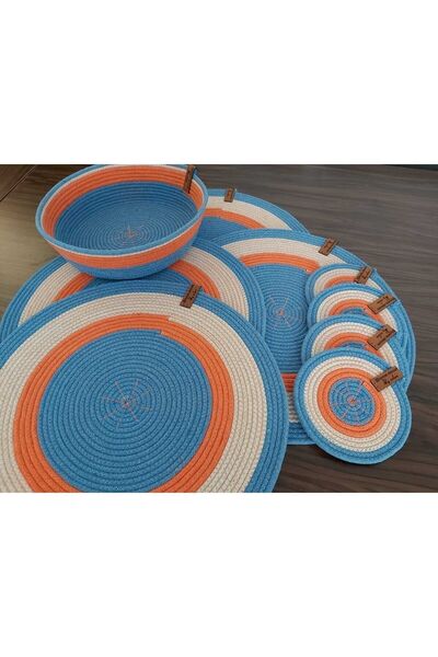 home decors by özlem 4-Piece 9-Piece American Service Charger Set Plate Coast...