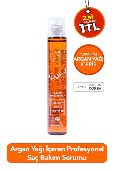 Jigott Jigott Professional Argan Hair Ampoule - 13ml Hair Care Serum