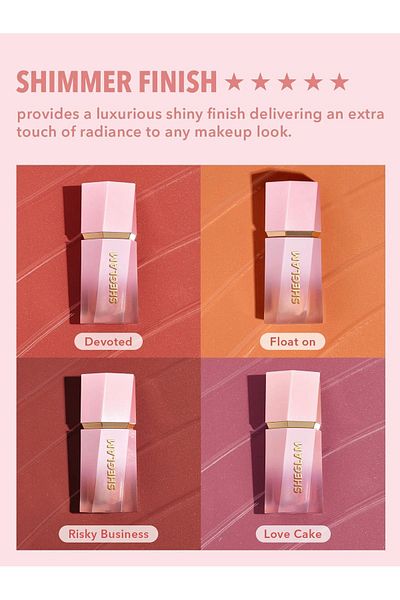 SHEGLAM Color Bloom Dayglow Liquid Blush - Love Cake