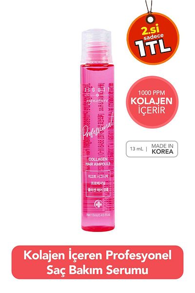 Jigott Jigott Professional Collagen Hair Ampoule - Hair Care Serum Containing Concentrated Collagen 13 ml