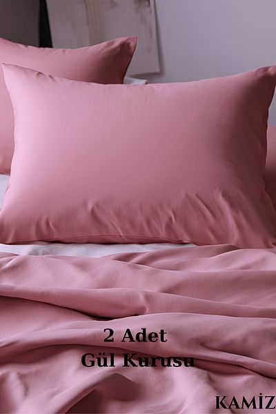 KAMİZ 2 Cotton Pillow Cases with Cover - 50x70