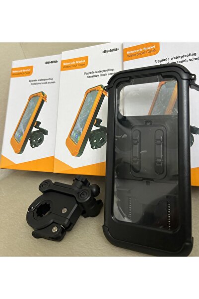 Blic Rose Teknoloji Gidon Bağlantılı Su Geçirmez Motosiklet Telefon Tutucu