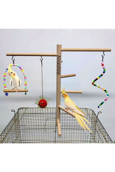 aliceshop Play Course Cage Top for Cockatiel and Birds - Sizes Suitable