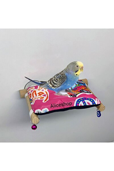 aliceshop Sleeping and Lounge Cushion - Bird Bed with Suction Cup and Perch