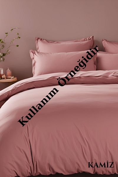 KAMİZ 2 Cotton Pillow Cases with Cover - 50x70