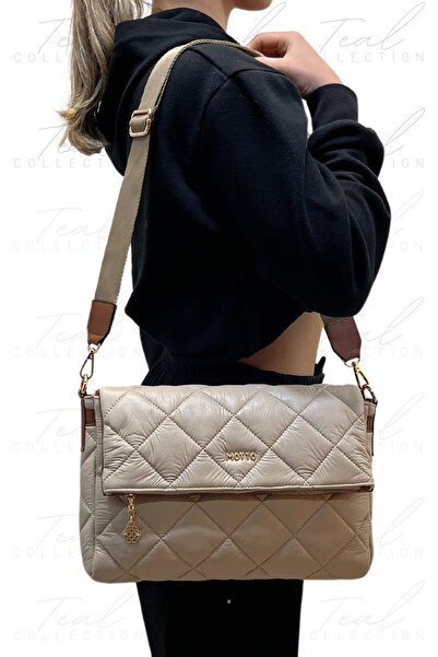 MOTTO Kapitone Desenli El Ve Omuz Çantası