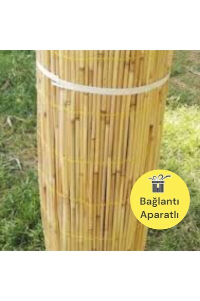 Greenosier 70cm.x5m. Balkon Çiti Bahçe Çiti Bambu Kamış Hasır