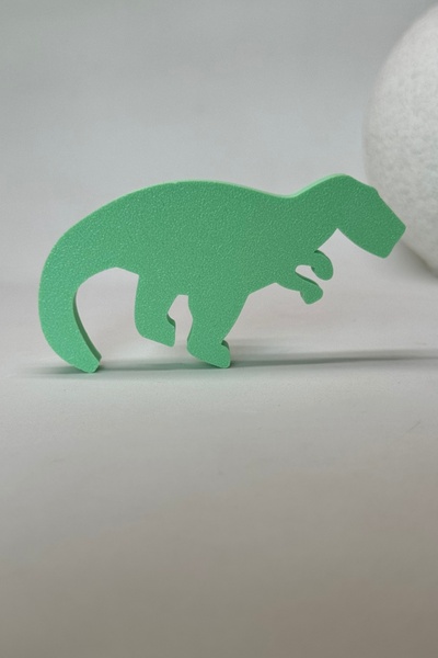 Pomerol Green Dino 1 Cabinet Handle - Modern and Cute Furniture Handle for Children's Room, Kitchen and Bathroom