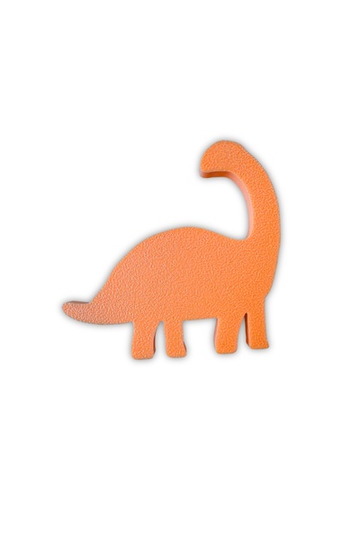 Pomerol Πορτοκαλί λαβή ντουλαπιού Dino 3 - Μοντέρνα και υπέροχη λαβή επίπλων για παιδικό δωμάτιο, κουζίνα και μπάνιο