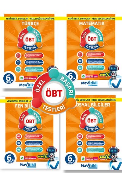 Mavitikli Yayıncılık 6.SINIF TAKIM ÖZEL BAŞARI TESTLERİ