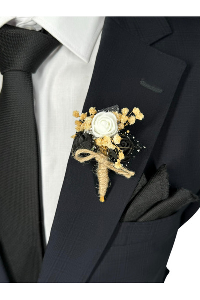 HARES Damat & Sağdıç Özel Yaka Çiçeği