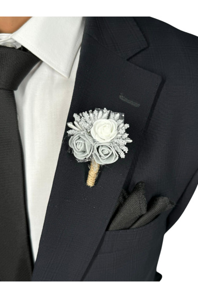 HARES Damat & Sağdıç Özel Yaka Çiçeği