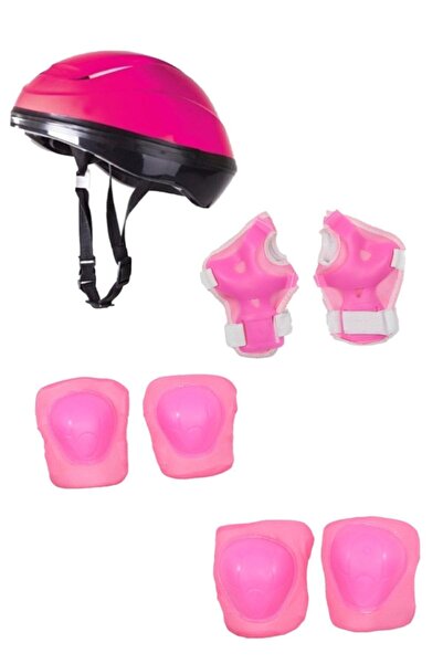 E-LİFE HOME Metal Lighted Adjustable Practice Skate Pink Set
