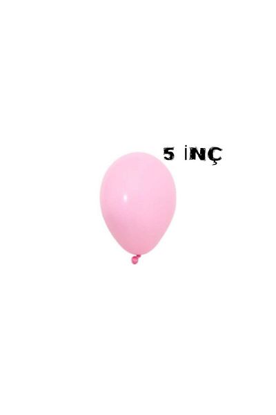 asöy Pastel Pink 5 Inch Balloon - 10 Pieces, Small Size 12 Cm, Mini Size, Colorful Party Balloon