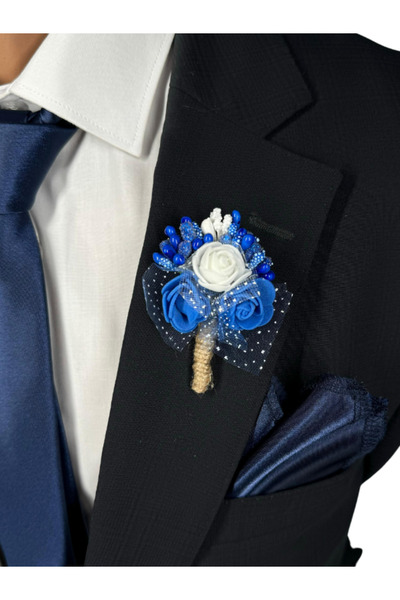 HARES Damat & Sağdıç Özel Yaka Çiçeği