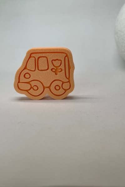 Pomerol Πορτοκαλί λαβή ντουλαπιού αυτοκινήτου - Λαβή επίπλων για τα παιδικά δωμάτια, τα ντουλάπια της κουζίνας και του μπάνιου, λαβή ντουλαπιού