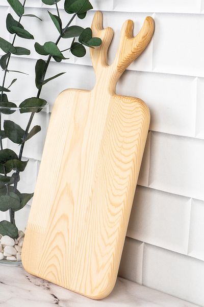 DNS HOME Wooden Deer Cutting Board Presentation Serving Board