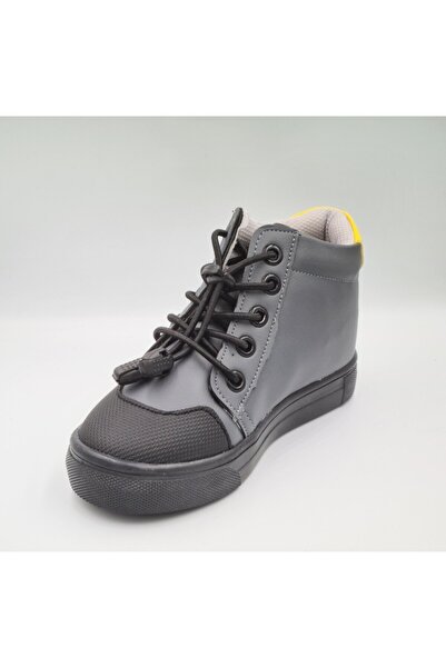 United Colors of Benetton Benetton 31829 Füme Renk Lastik Bağcıklı Erkek Çocuk Bilekli Sneaker