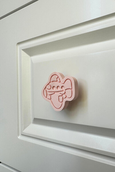 Pomerol Mâner pentru dulap cu avion roz - mâner modern și elegant pentru mobi...