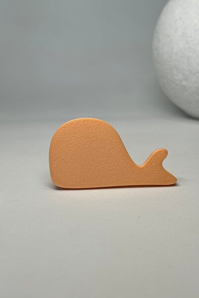 Pomerol Orange Whale Cabinet Handle - Modern and Durable Furniture Handle for Children's Room, Kitchen and Bathroom, Hd