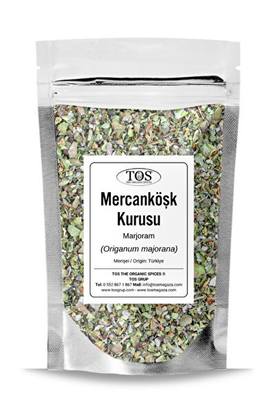 TOS The Organic Spices Mercanköşk Kurusu 100 gr (1. KALİTE) Origanum Majorana / Dried Marjoram