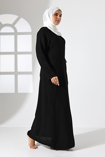 ÖNE BUTİK Φόρεμα προσευχής βισκόζης - Γυναικείο, Δέσιμο στο πλάι, Λικάπα