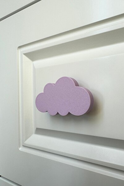 Pomerol Mâner pentru dulap Purple Cloud - Mâner pentru mobilier elegant și durabil pentru camera copiilor, bucătărie și baie