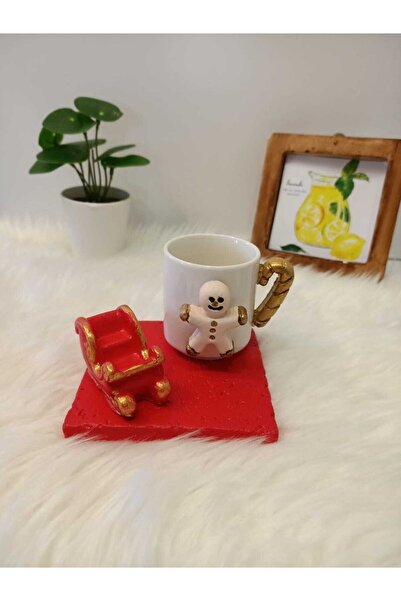Süs Dükkanı Model de ceașcă de cafea cu tematică de Crăciun, cadou decorativ ...