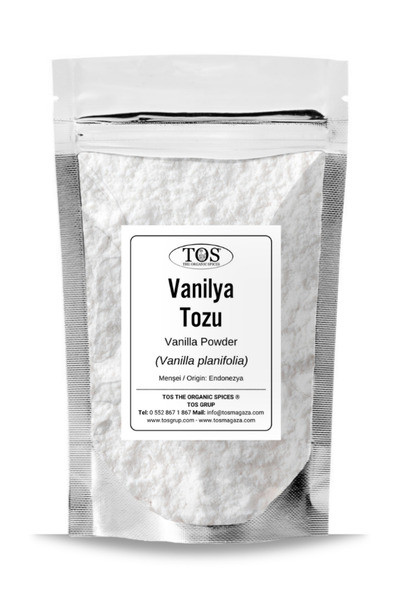 TOS The Organic Spices Vanilya Tozu 100 gr (1. Kalite) Vanilla planifolia / Vanilla Powder