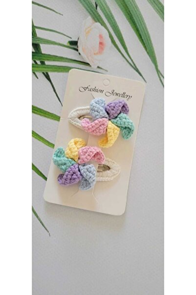 Kadın Girişimciler Atölyesi Ръчно изработен комплект от 2 фиби за Турция - ак...