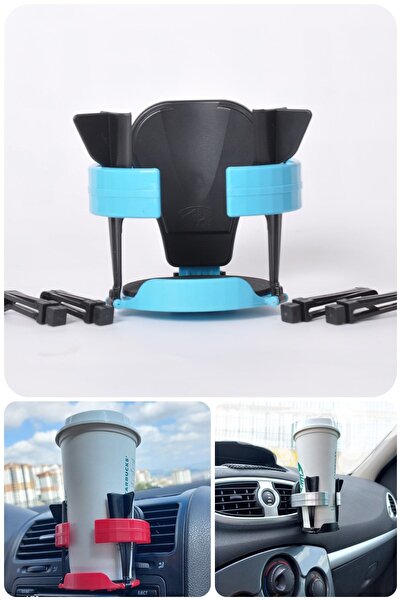 H&R PLASTİK Θήκη για ποτηράκια και ποτά αυτοκινήτου σε χρώμα τιρκουάζ