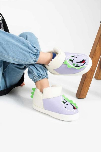 STOCON Dinosaur Figured Slippers for Kids - Home, Boots and Shoes Nursery School Shoes