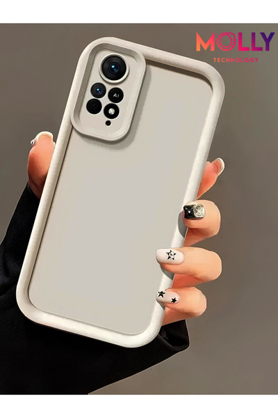 Molly Beige Edges Thick Pan Silicone Case for Xiaomi Redmi Note 11 Pro