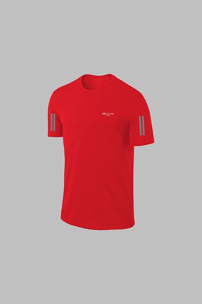 POSEIDON STORM Men's Red Custom Supra Combed Cotton Training and Running Suit - Large Size 4XL-10XL