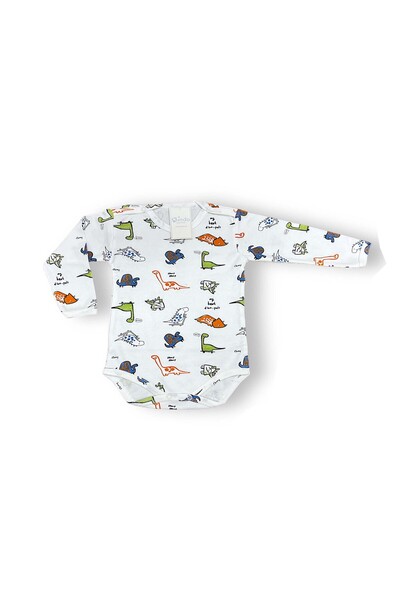 Kindo Baby Patterned Snap-Fastener Bodysuit from 0/3 Months to 4 Years Old