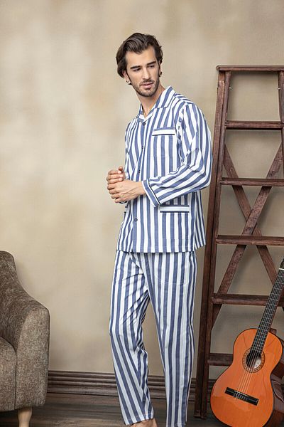 KLY Pijama de picnic cu dungi Nostalgia