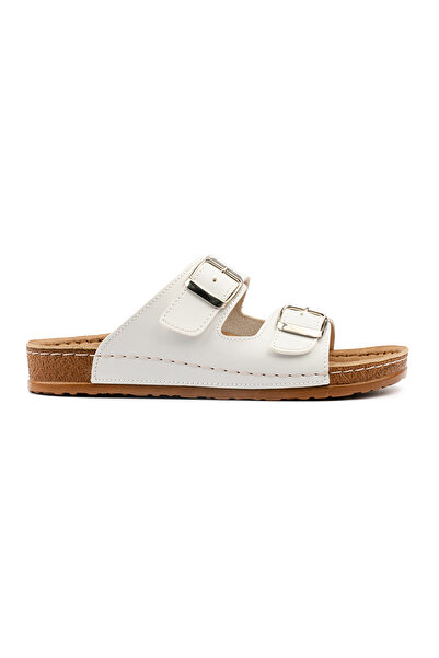 POLOMİA Papuci de zi cu zi pentru femei Polomia Maria, flexibili, cu cataramă dublă