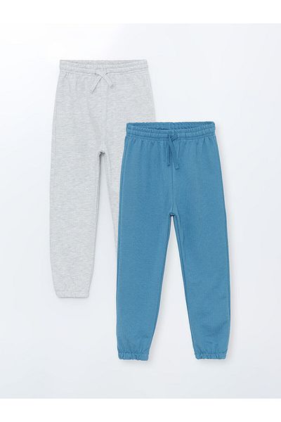 LC Waikiki Pantaloni de sport LCW Baby Boy Jogger - Set de 2 cu talie elastică