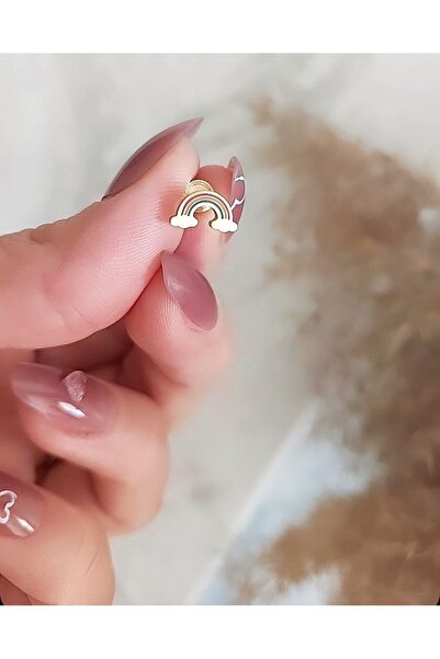 Atölye Eliz 316L Paslanmaz Çelik Antialerjik Çocuk Küpesi