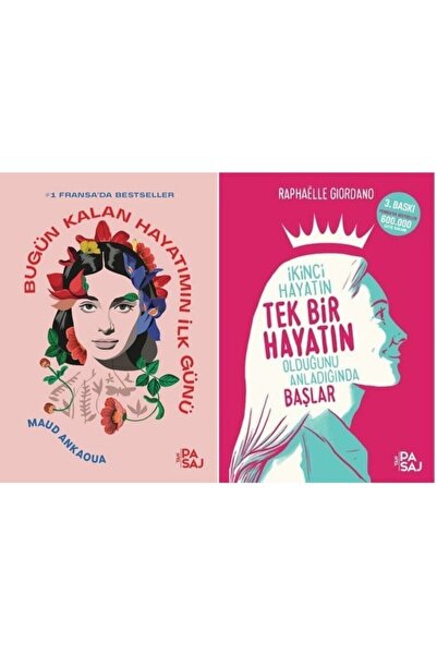 Yan Pasaj Yayınevi Bugün Kalan Hayatımın Ilk Günü + Ikinci Hayatın Tek Bir Hayatın Olduğunu Anladığında Başlar 2 Kitap