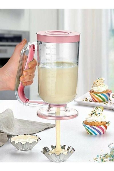 Timex Blue Avm Practical Dough Dispenser Pancake Crepe Muffin Easy Pour Container Pancake Preparer