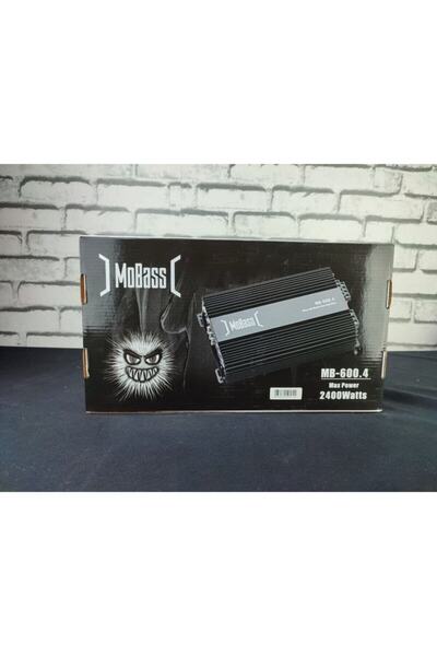 MOBASS Mb-600.4 4 Kanallı Bass Kontrollü Anfi 2400wat