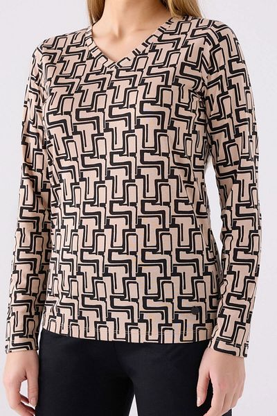 Pierre Cardin 8892 Γυναικείο Σετ Πυτζάμες με μακρύ μανίκι