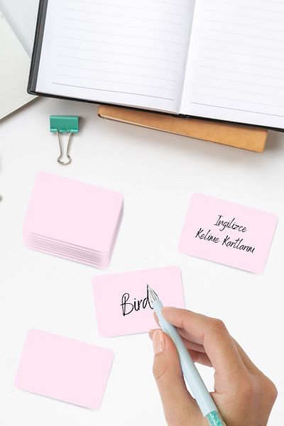 Copyder Pastel Lilac Unprinted Word Cards 500 Pieces - Multi-Purpose, Boxed Note Card for Memory and Note Taking